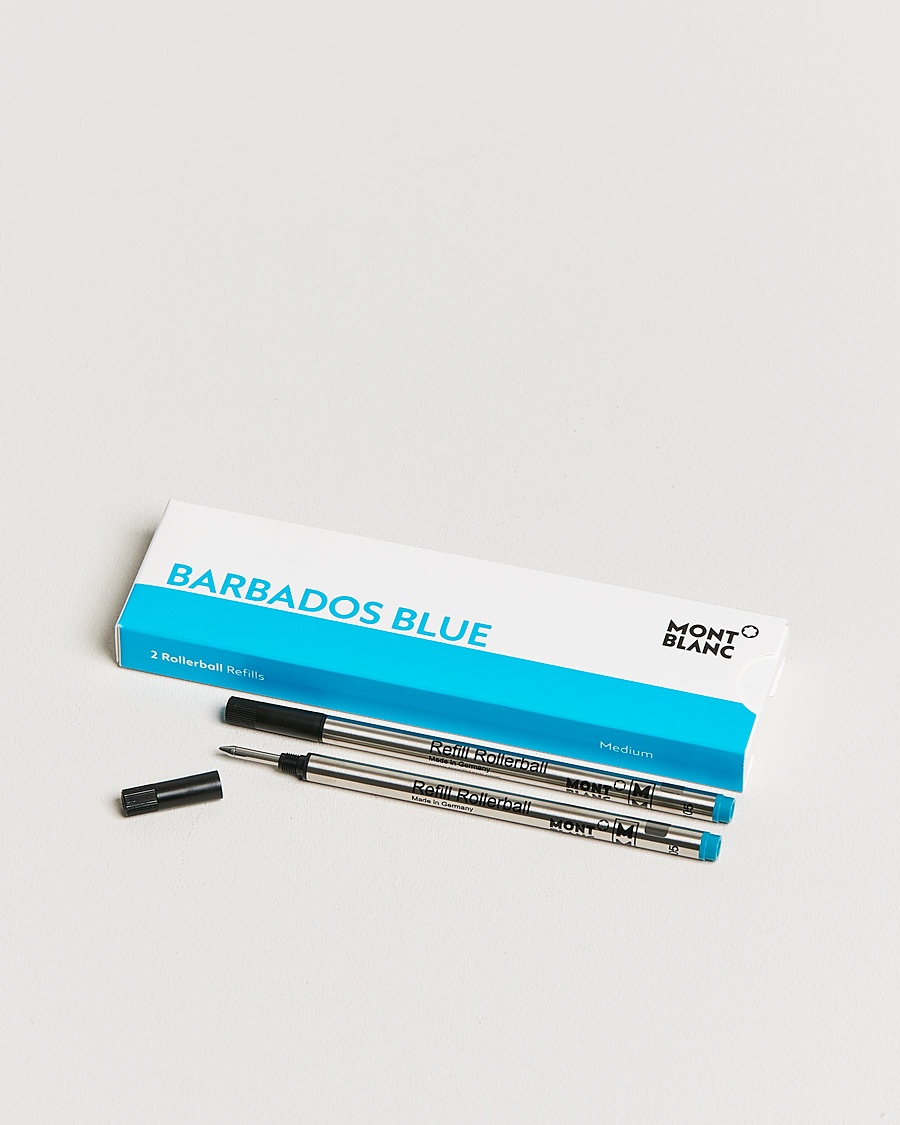 Montblanc 2 Rollerball Refills Barbados Blue – Bleu