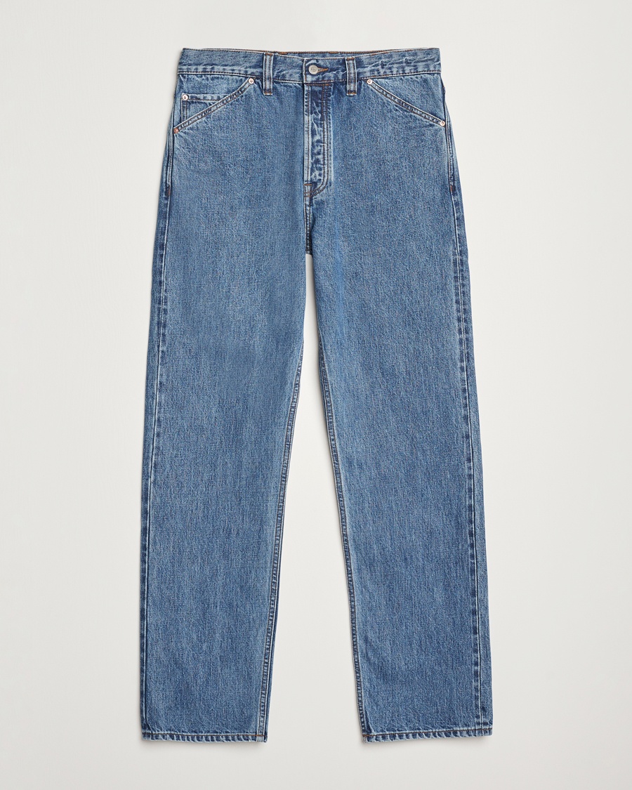 Drake's 5-Pocket Japanese Selvedge Jeans Bleach – Bleu