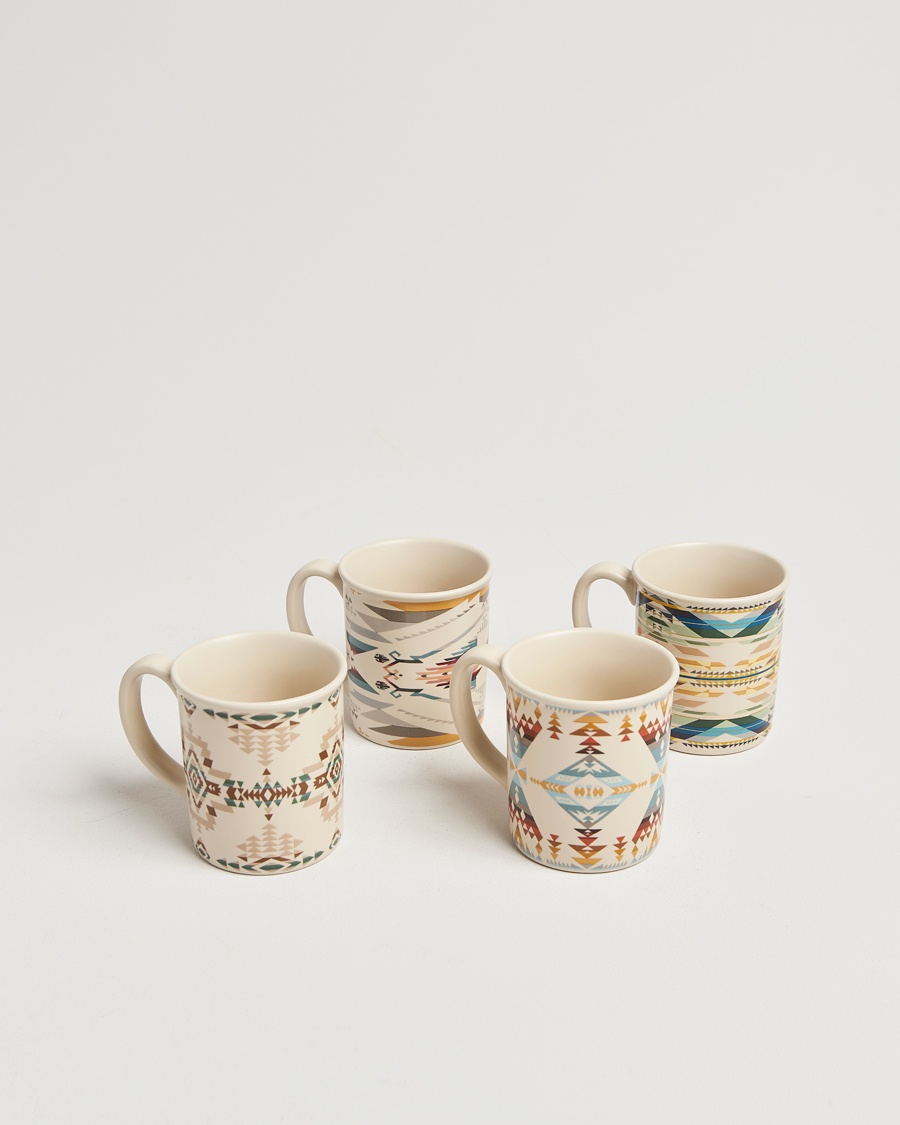 Pendleton 4-Pack Ceramic Mug Set High Desert – Beige