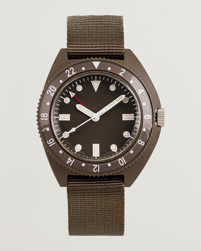 BEAMS PLUS Type-P24 Utility Watch Olive – Vert