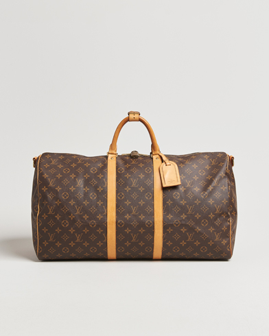 Louis Vuitton Pre-Owned Keepall Bandoulière 55 Monogram – Bruin
