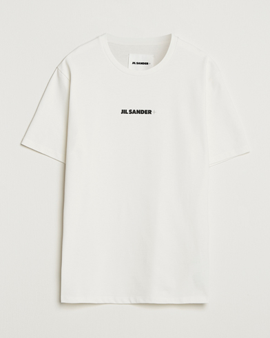 Jil Sander Small Logo T-Shrt White – Wit
