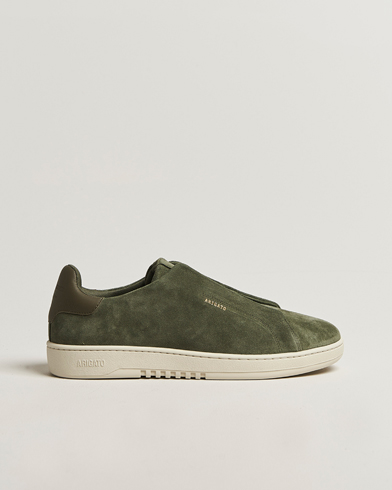 Axel Arigato Dice Laceless Suede Sneaker Dark Green – Vert