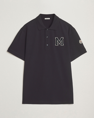 Moncler Archive Logo Polo Navy – Blauw
