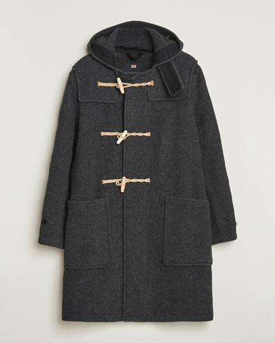 Gloverall 575 Monty Original Duffle Coat Charcoal – Grijs