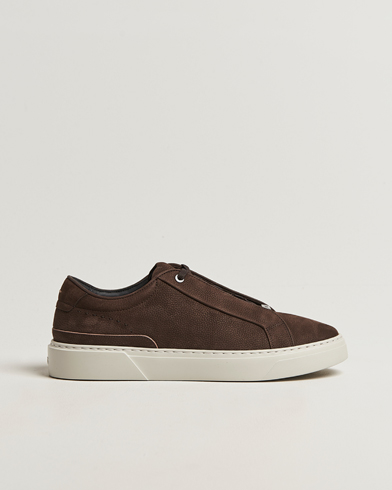 BOSS CAMEL Gary Nubuck Sneaker Dark Brown – Bruin