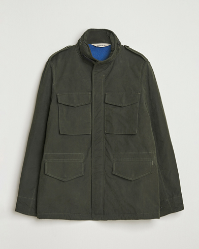 Aspesi Minifield Cotton Field Jacket Military – Groen