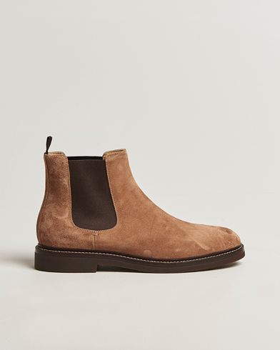 Brunello Cucinelli Chelsea Boots Brown Suede – Marron