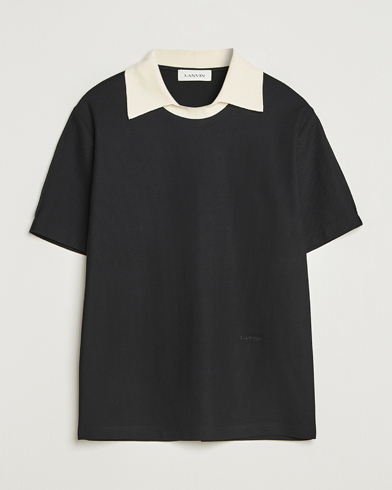 Lanvin Collar T-shirt Black – Zwart