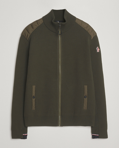 Moncler Grenoble Padded Hybrid Jacket Forest Green – Groen