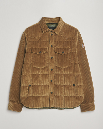 Moncler Grenoble Gelt Corduroy Shirt Jacket Brown – Bruin