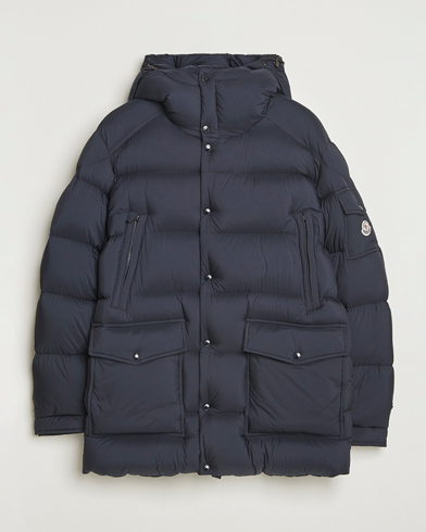 Moncler Bretagne Down Parka Navy – Blauw
