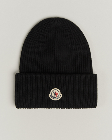 Moncler Cashmere Beanie Black – Zwart