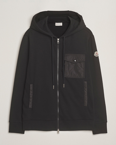Moncler Full Zip Hoodie Black – Zwart