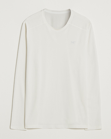 Arc'teryx Cormac Long Sleeve T-Shirt Arctic Silk Heather – Blanc