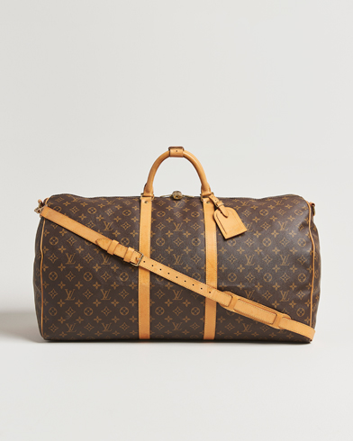 Louis Vuitton Pre-Owned Keepall Bandoulière 60 Monogram – Bruin