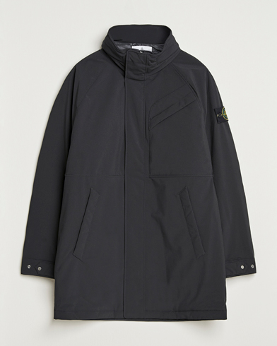 Stone Island Soft Shell Waterproof Coat Black – Zwart