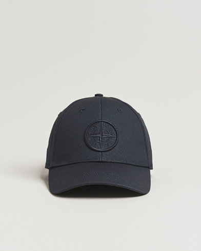 Stone Island Classic Cotton Logo Cap Navy – Blauw