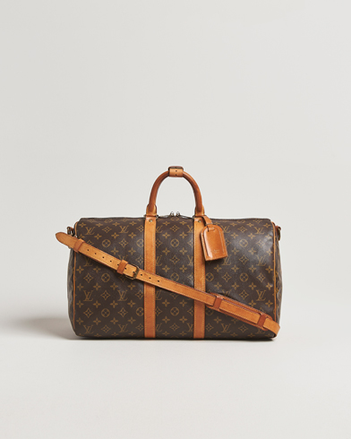 Louis Vuitton Pre-Owned Keepall Bandoulière 45 Monogram – Bruin