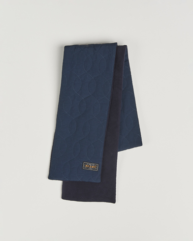 BEAMS PLUS Muffler Boa Scarf Navy – Bleu