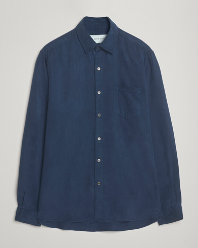 A Day's March Daintree Lyocell Shirt Worker Blue – Blauw