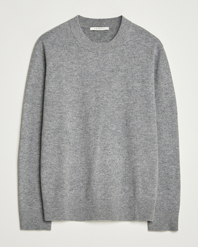 A Day's March Marlow Cashmere Blend Sweater Grey Melange – Grijs