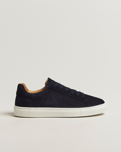 A Day's March Suede Marching Sneaker Navy – Blauw