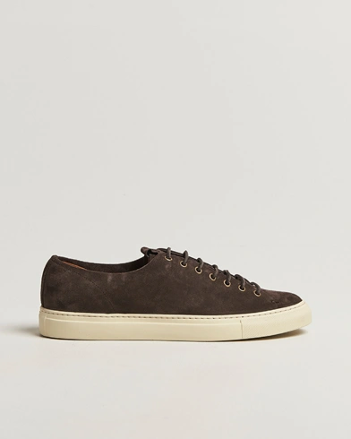 Buttero Tanino Suede Sneaker Dark Brown – Bruin