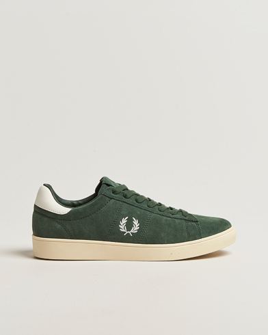Fred Perry Spencer Suede Sneaker Court Green – Groen