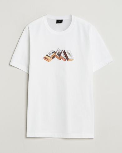 PS Paul Smith Matchboxes Printed T-Shirt White – Wit