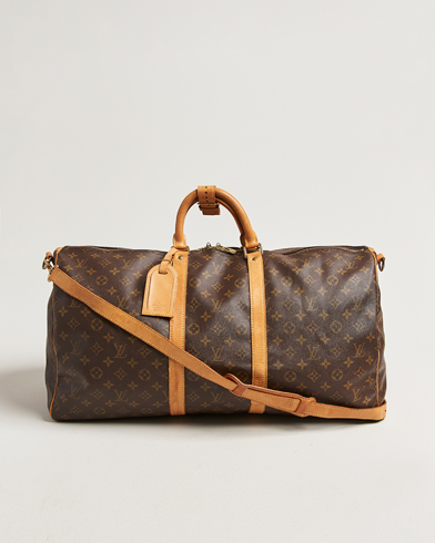 Louis Vuitton Pre-Owned Keepall Bandouliére 55 Monogram – Bruin