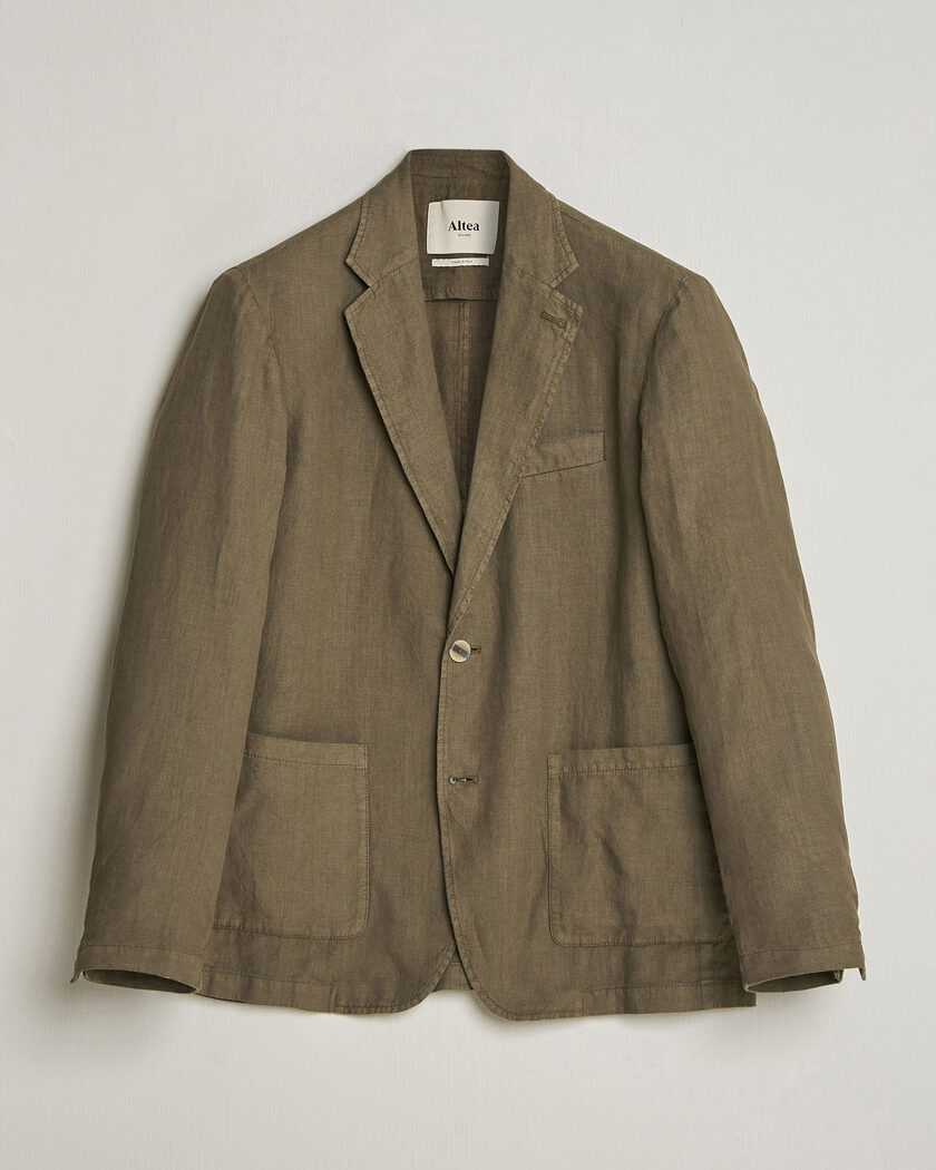 Altea Linen Blazer Military – Vert