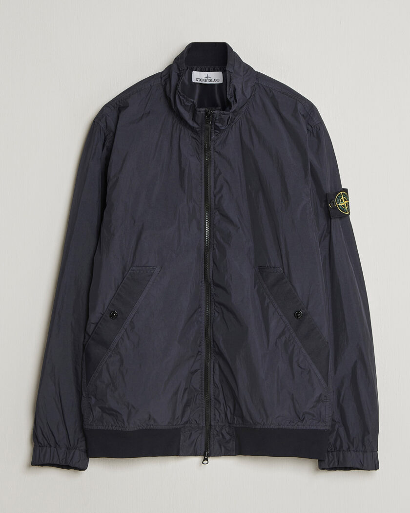 Stone Island Crinkle Reps Short Jacket Navy – Bleu