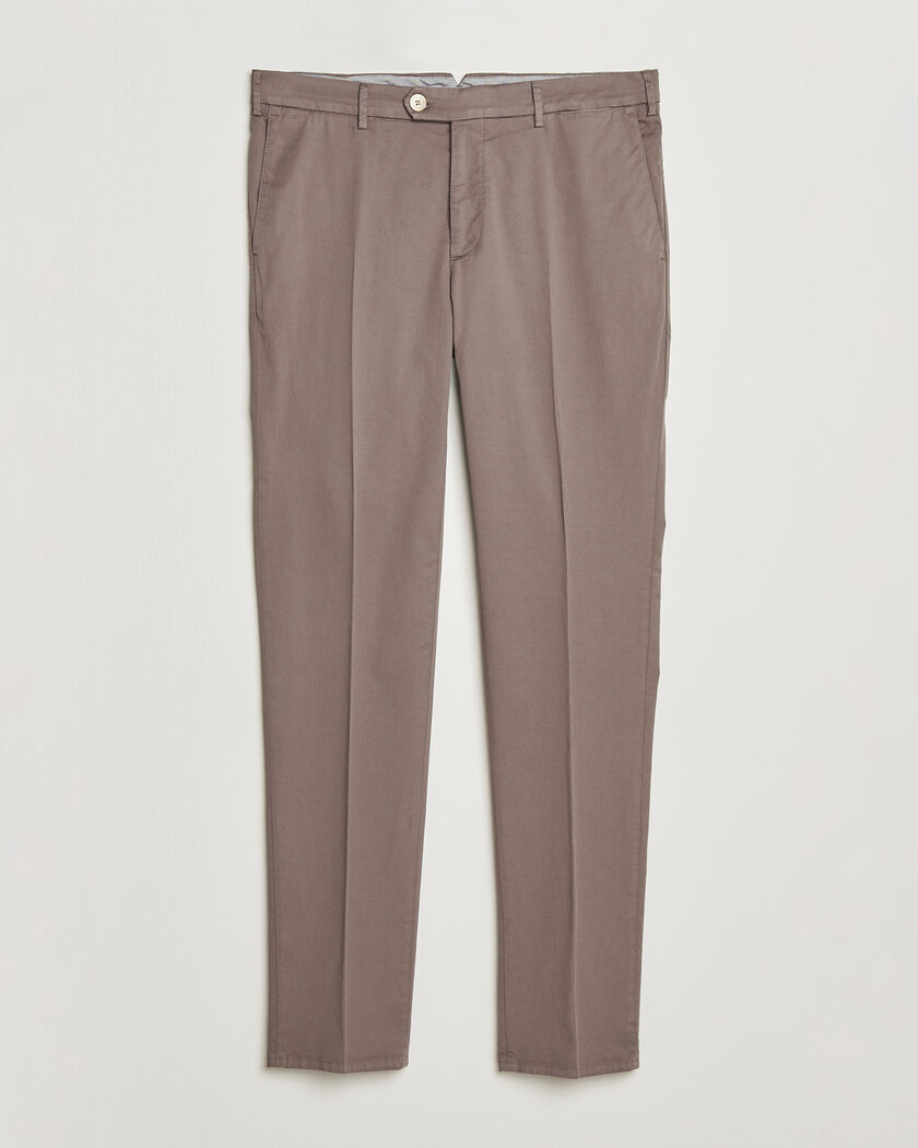 Brunello Cucinelli Slim Fit Chinos Brown – Marron