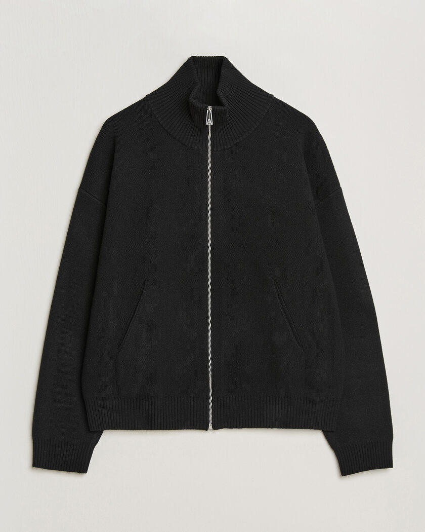 Axel Arigato Core Zip-Up Sweater Black – Noir