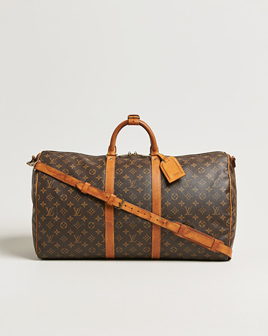 Louis Vuitton Pre-Owned Keepall Bandouliére 55 Monogram – Marron