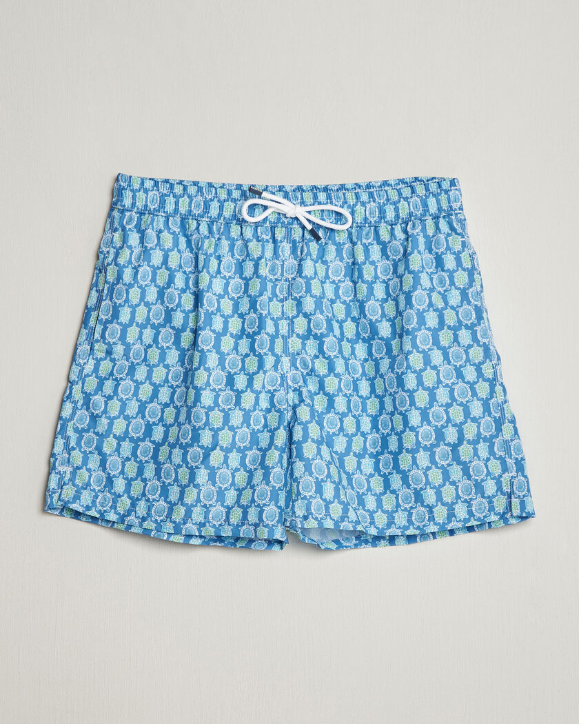 Fedeli Madeira Swim Trunk Blue Turtles – Bleu