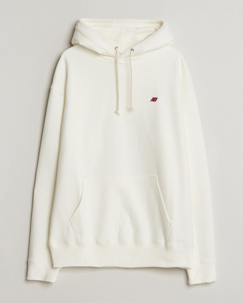 New Balance Made In US & UK New Balance Made In USA Core Hoodie Sea Salt – Blanc