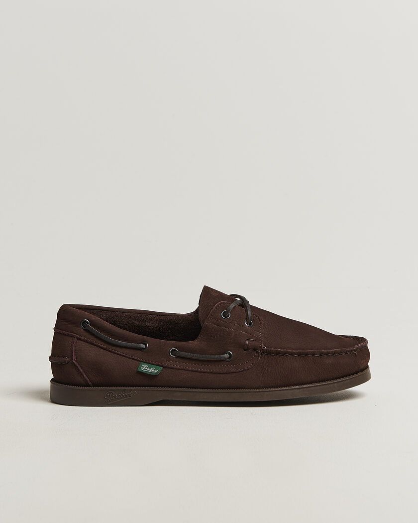 Paraboot Barth Boat Shoe Chocolate Nubuck – Marron