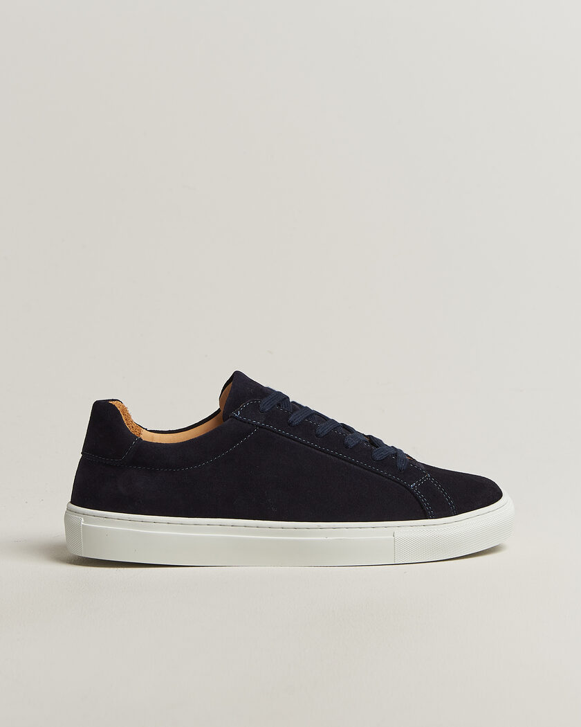 A Day's March Marching Suede Sneaker Navy – Bleu