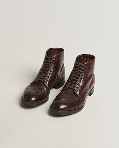 Pre-owned Alden 41853 Cap Toe Boot Burgundy Shell Cordovan US10 - EU44 – Marron