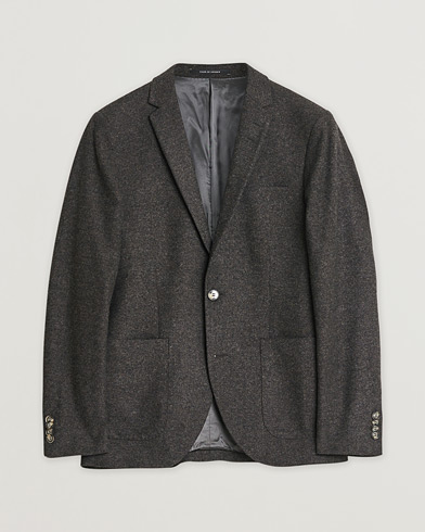 Pre-owned Tiger of Sweden Wool Flannel Blazer Brown 46 – Marron