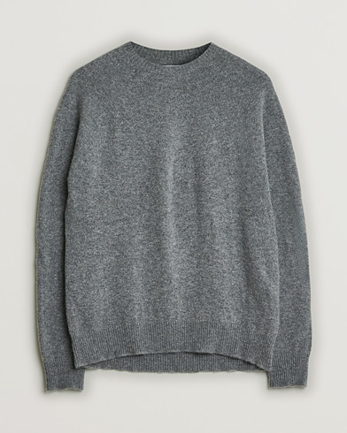 Pre-owned Jil Sander Cashmere/Merino Round Neck Sweater Grey Melange – Gris