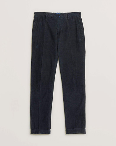 Pre-owned Incotex Slim Fit Garment Dyed Corduroy Trousers Navy 48 – Bleu