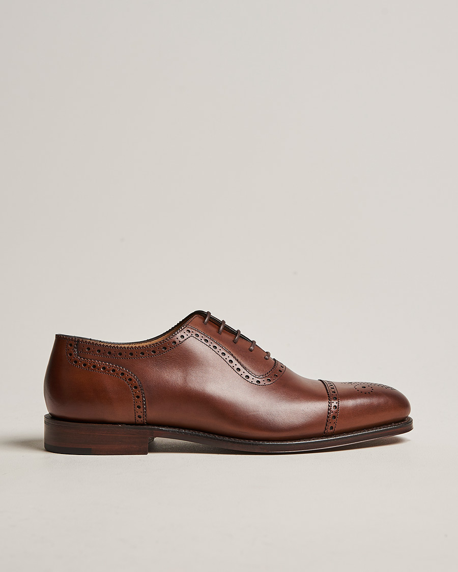 Heren | Brogues | Loake 1880 | Strand Brogue Mahogany Burnished Calf
