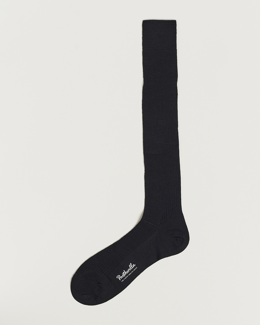 Heren | Ondergoed | Pantherella | Naish Long Merino/Nylon Sock Black