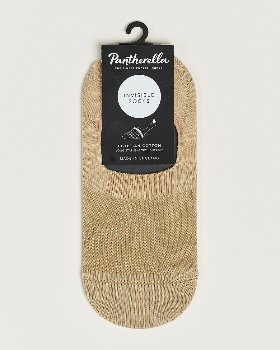 Heren | Ondergoed | Pantherella | Footlet Cotton/Nylon Sock Khaki