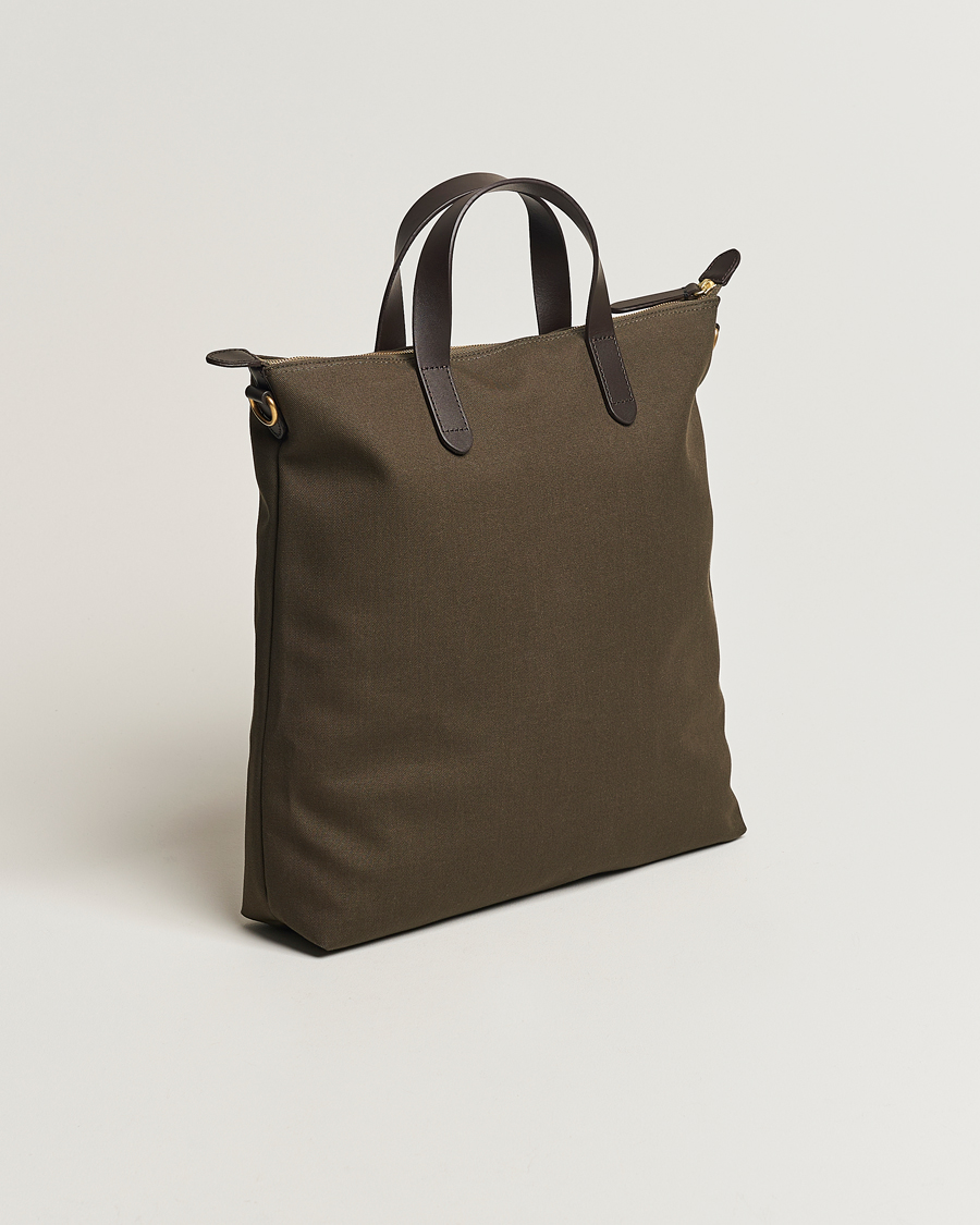 Heren | Tassen | Mismo | M/S Canvas Shopper Army/Dark Brown