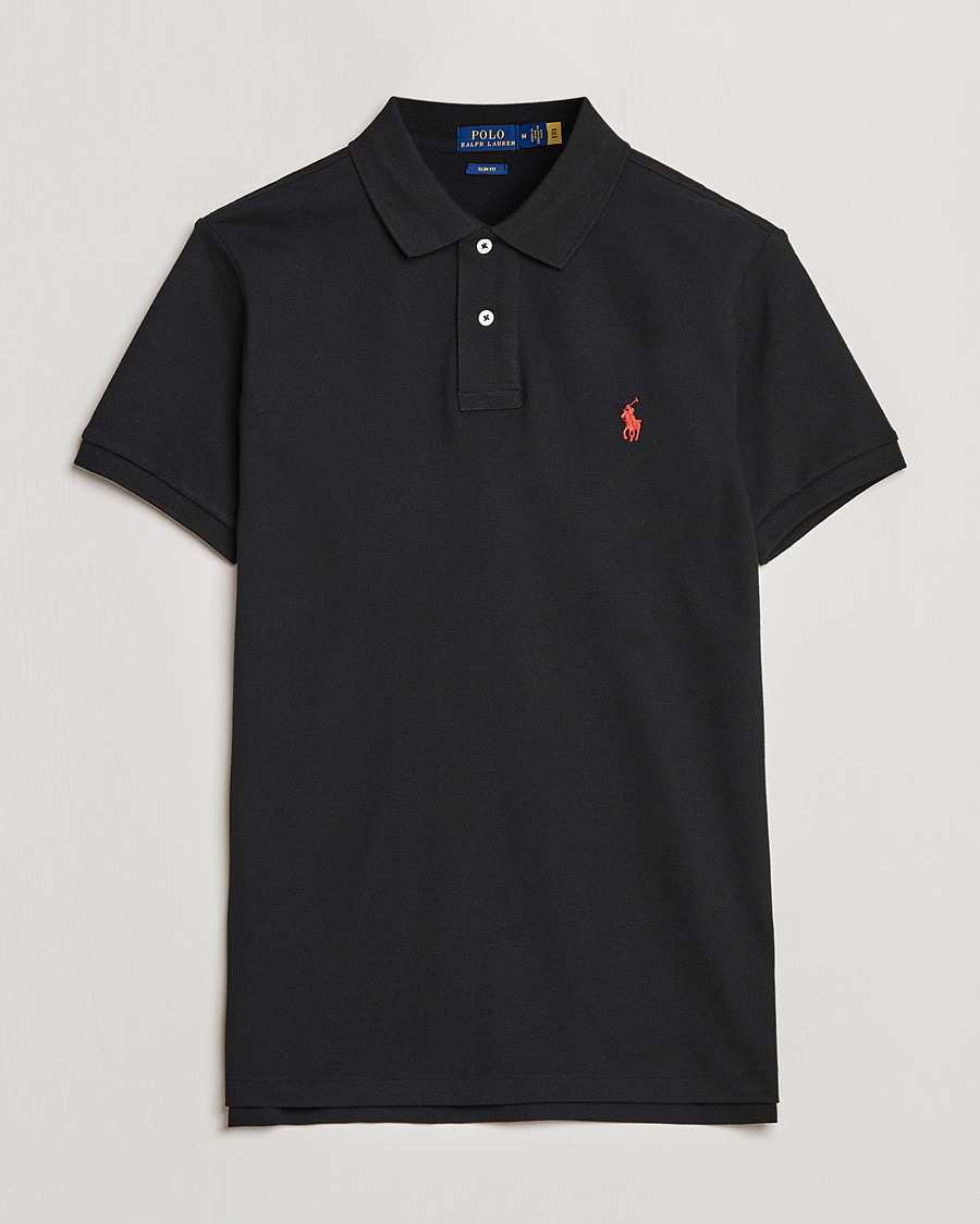 Heren | Polo's | Polo Ralph Lauren | Slim Fit Polo Polo Black