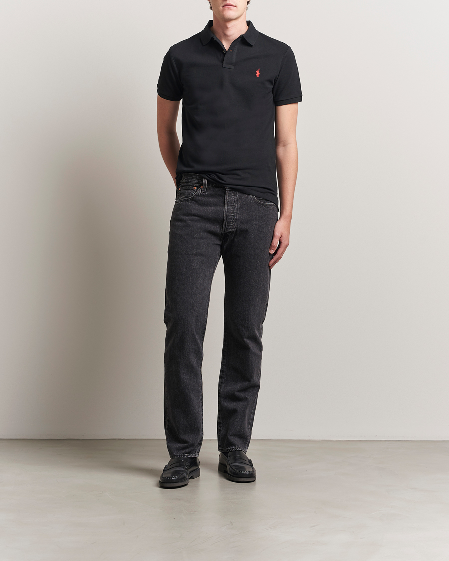 Heren | Polo's | Polo Ralph Lauren | Slim Fit Polo Polo Black